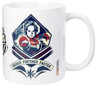 Captain Marvel MG25425 Higher, Further, Faster 315ml/11oz Ceramic Mug