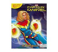 Captain Marvel My Busy Books - Storybook, 10 figurines, playmat