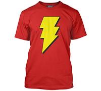 Captain Marvel Shazam Men's Unisex T-Shirt - red Small