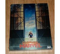 Captain Marvel Steelbook Blu-Ray 3D + Blu-Ray New A-B-C