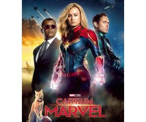 Captain Marvel - Zavvi Exclusive 3D Lenticular Steelbook IP 4 lot GDNP