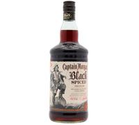 Captain Morgan - Black Spiced Rum 100cl 40% ABV (1 Litre) (Old Bottling)