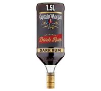 Captain Morgan Dark Rum | 40% vol | 1.5L | Aged Caribbean Spirit | Rich Caramel & Vanilla Notes | Blended from 5 Rums