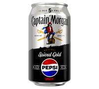 Captain Morgan Original Spiced With Pepsi Max 330ml (Abv 5%)