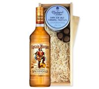 Captain Morgan Spiced Gold Rum And Dark Sea Salt Charbonnel Chocolates Box