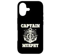 Captain Murphy Anchor and Ship Wheel Nautical Graphic Design Case for iPhone 17