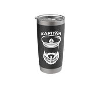 Captain My Beard My Rules Sailing Boat Ship Sea Skipper Stainless Steel Insulated Tumbler
