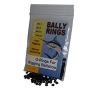 Captain O-Ring LLC Bally RingsO-Ring Grommets For Rigging Ballyhoo Baits (Size 4, 200 Pieces)