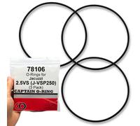 Captain O-Ring - Replacement 78106 Lid O-Rings fir Jacuzzi 2.5VS J-VSP250 Pump (3 Pack)