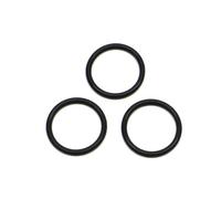 Captain O-Ring Replacement 91319-PAA-A01 O-Ring (3 Pack), Black, Rubber, USA