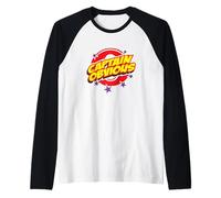 Captain Obvious Funny Superhero Easy Hero Costume Comic Raglan Baseball Tee