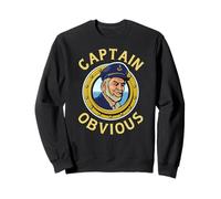 Captain Obvious Shirt Funny Boat Sailing Awesome Sarcasm Sweatshirt