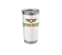 Captain Obvious Stainless Steel Insulated Tumbler