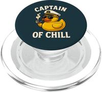 Captain Of Chill Rubber Duckie Cruise Relax Vibes PopSockets PopGrip for MagSafe