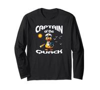 Captain of the Quack Cruise Ducks Keep Hide You Decide Fun Long Sleeve T-Shirt