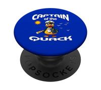 Captain of the Quack Cruise Ducks Keep Hide You Decide Fun PopSockets Adhesive PopGrip