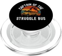 Captain of the Struggle Bus Funny Struggle Bus humor PopSockets PopGrip for MagSafe