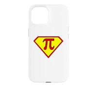 Captain Pi Superhero Symbol Cool Math Super Hero Case for iPhone 15