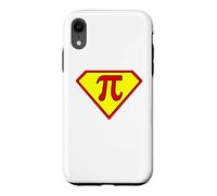 Captain Pi Superhero Symbol Cool Math Super Hero Case for iPhone XR