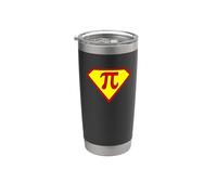 Captain Pi Superhero Symbol Cool Math Super Hero Stainless Steel Insulated Tumbler