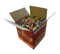 CAPTAIN PLAY Fruit Caramels Bulk Pack - 5 kg, Individually Wrapped Fruit Sweets - Birthday Party Bag Fillers & Bulk Confectionery