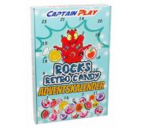 CAPTAIN PLAY Retro Candy Advent Calendar 2026 - 24 Doors, 300g - Original Christmas Gift, Retro Sweets Individually Wrapped