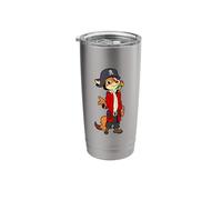 Captain Red Fox - Pirate Fox Stainless Steel Insulated Tumbler