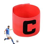 Captain’s Armband Soccer - 33x7cm Classic Band, Nylon Elastic Strap, Non-Slip C Armband For Football Basketball Volleyball Team Play | Adjustable Sports Band, For Adults And Youth And Training M