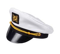 Captain Sailor Hat Adult Navy Skipper Fancy Dress Costume Accessory Cap