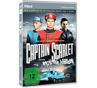 Captain Scarlet und die Rache der Mysterons (Komplettbox) Die komplette 32-teilige Sci-Fi Abenteuerserie von Gerry Anderson ("UFO", "Thunderbirds", "Kommando Stingray“) [4 DVDs]