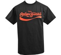 Captain Sensible Mens Punk T-Shirt The Damned Punk Rock Merch Enjoy Black XL