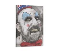 Captain Spaulding's House of 1000 Corpses Movie Poster (4) Wall Art Picture Painting Poster Canvas Print Posters Artworks Room Decor 08x12inch(20x30cm)