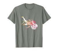 Captain Tsubasa Gradation (catching) T-Shirt, Men, Olive Heather, 3X-Large