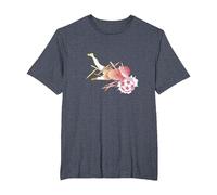 Captain Tsubasa Gradation (catching) T-Shirt, Men's Big and Tall, Heather Blue, 2X Tall