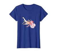 Captain Tsubasa Gradation (catching) T-Shirt, Women, Royal Blue, 3X-Large