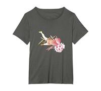 Captain Tsubasa Gradation (catching) T-Shirt, Women's Plus, Asphalt Grey, 2X
