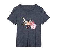 Captain Tsubasa Gradation (catching) T-Shirt, Women's Plus, Heather Blue, 2X