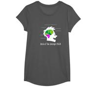 Captain Underpants Brain T-Shirt, Girls, Asphalt Grey, Medium