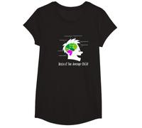 Captain Underpants Brain T-Shirt, Girls, Black, Large
