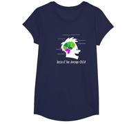 Captain Underpants Brain T-Shirt, Girls, Navy Blue, Small