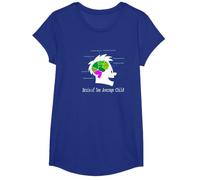 Captain Underpants Brain T-Shirt, Girls, Royal Blue, Small