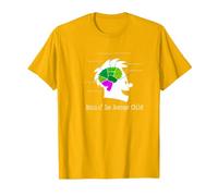 Captain Underpants Brain T-Shirt, Men, Golden Yellow, Large