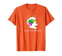 Captain Underpants Brain T-Shirt, Men, Orange, XX-Large