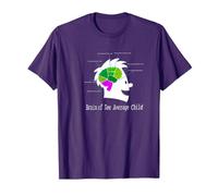 Captain Underpants Brain T-Shirt, Men, Purple, XX-Large