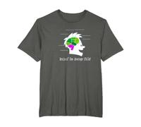 Captain Underpants Brain T-Shirt, Men's Big and Tall, Asphalt Grey, 5X Tall