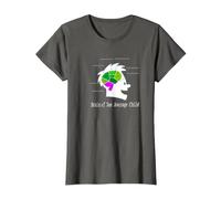 Captain Underpants Brain T-Shirt, Women, Asphalt Grey, XX-Large