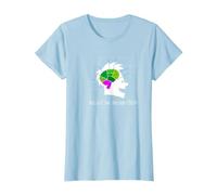 Captain Underpants Brain T-Shirt, Women, Baby Blue, Large
