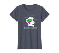 Captain Underpants Brain T-Shirt, Women, Heather Blue, X-Small