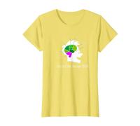 Captain Underpants Brain T-Shirt, Women, Lemon Yellow, Small