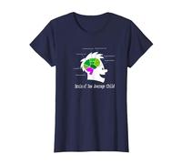 Captain Underpants Brain T-Shirt, Women, Navy Blue, Medium